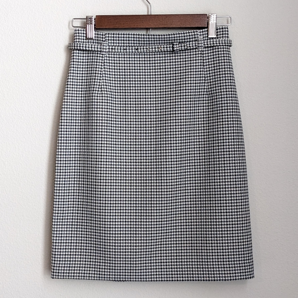 H&M Houndstooth Pencil Skirt